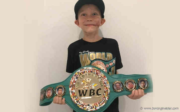 WBC Honors Young Hero With Honorary Green Belt