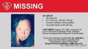 Man reported missing Friday is known to frequent Orillia – Barrie 360 - Barrie 360