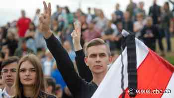 Belarus says Russia willing to help counter unrest as thousands mourn slain protester