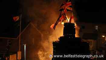 Nationalist bonfires lit in Londonderry