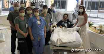 Texas man hospitalized with COVID-19 marries fiancée thanks to medical workers - KXXV News Channel 25