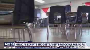 Medical experts suggest safety protocols for OCPS - FOX 35 Orlando
