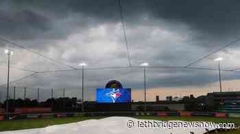 Rays-Jays halted by rain; finish Sunday, then 7-inning game - Lethbridge News Now
