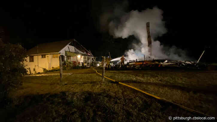One Home Destroyed In Indiana Township Fire, Another Damaged