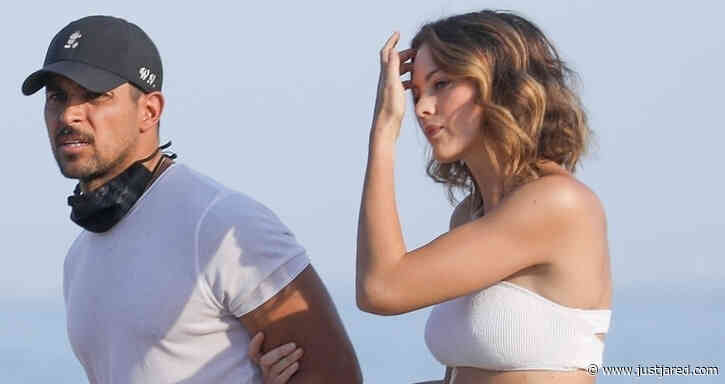 Wilmer Valderrama & Fiancee Amanda Pacheco Spend the Day at the Beach with Friends