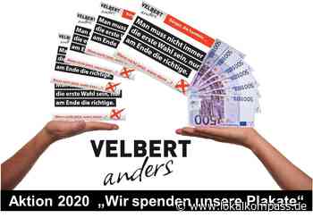 Statt Plakatflut - Spenden an gemeinnützige Institutionen: VELBERT anders spendet - bewerben Sie sich - Lokalkompass.de