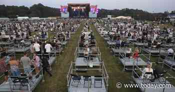 First socially-distant concert venue in UK offers glimpse at future of big events