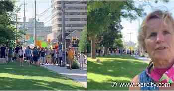 Protests Are Taking Over Part Of Toronto & Former Premier Kathleen Wynne Is In The Crowd - Narcity Canada