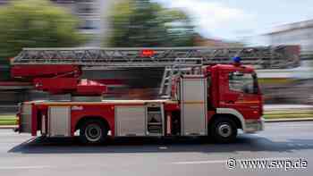 Feuerwehr-Großeinsatz bei Heulagerbrand im Kreis Ravensburg - SWP