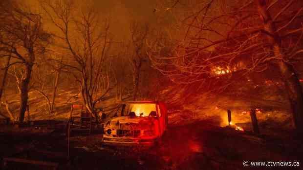 California crews battle wildfires amid heat wave, warn of fire tornado