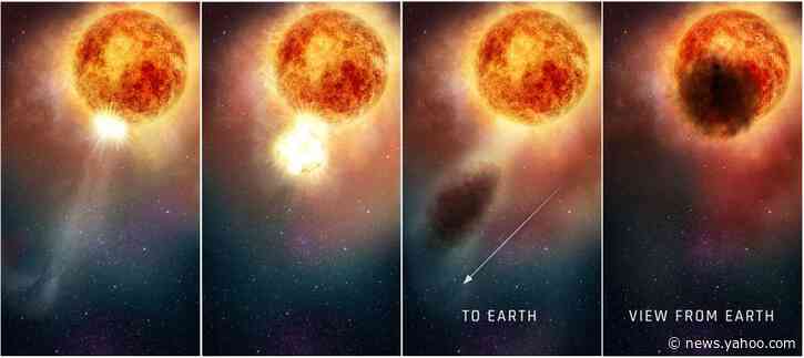 Mystery of the dimming of massive star Betelgeuse explained
