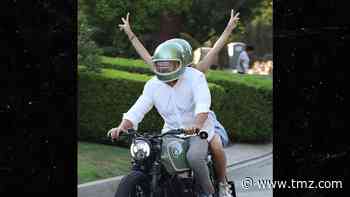 Ben Affleck and Ana De Armas Ride Motorcycle on 48th Birthday