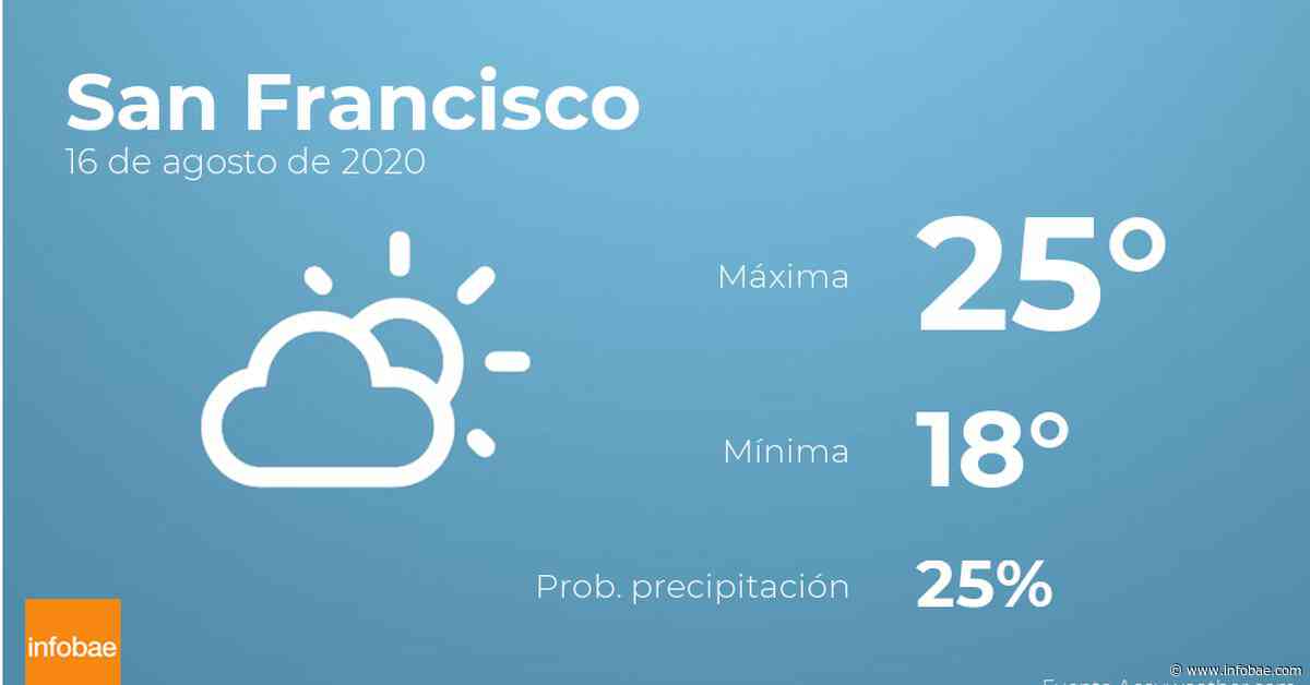 Previsión meteorológica para San Francisco - infobae