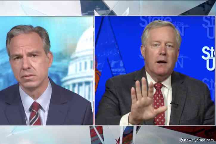 CNN's Jake Tapper, Mark Meadows clash over unsubstantiated allegations of voter fraud