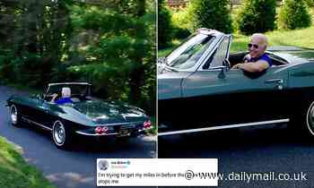 Joe Biden takes his 1967 Corvette for a spin in campaign video 