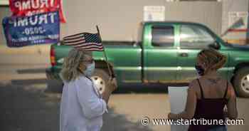 Dueling demonstrations have become a weekly fixture in Appleton, Minn.
