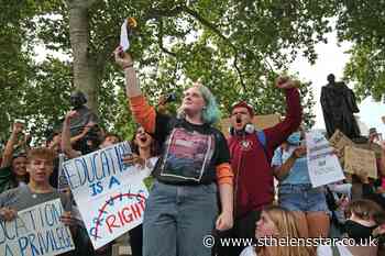 Hundreds of A-level students protest over results downgrades - St Helens Star