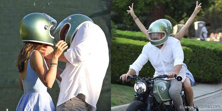 Ben Affleck Takes Girlfriend Ana de Armas on a Ride on His New BMW Motorcycle for His Birthday!