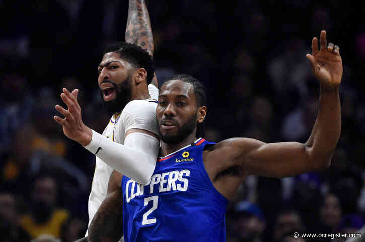 Where do the Lakers and Clippers stand entering the playoffs?