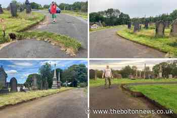Volunteers tidying Farnworth Cemetery need help buying tools