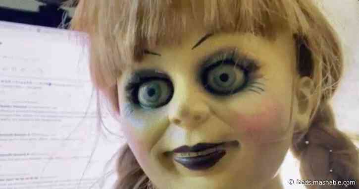Annabelle the murder doll isn't on the loose, but she IS haunting her haters on Twitter