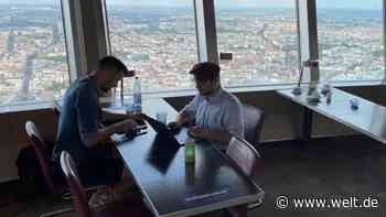 Büro oder Homeoffice? Dann doch lieber einen Schreibtisch im Fernsehturm