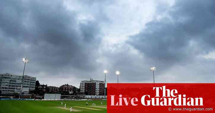 County cricket: rain and bad light tell the story of the day – as it happened