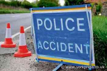 A64 westbound partially blocked after accident