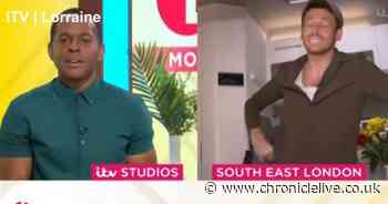 Joe Swash 'breaks campervan' during giveaway segment on Lorraine