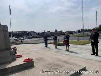 Mayor of Warrington lays wreath at Cenotaph to mark 75th anniversary of VJ Day - Warrington Guardian