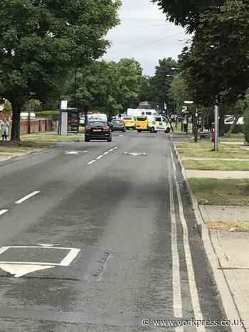 Police cordon off York road due to ongoing incident
