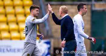 Released too soon? Ex-Sunderland goalkeeper Max Stryjek shows his class against Rangers