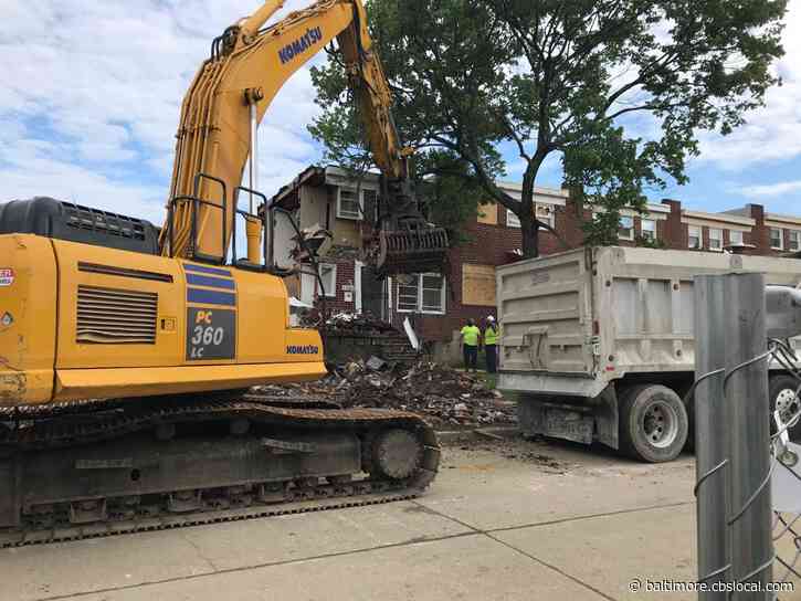 Crews To Demolish Severely Damaged Home At Baltimore Explosion Site Monday