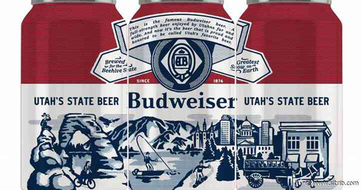 Budweiser wants to be Utah’s official state beer, suggests can with Delicate Arch and LDS Temple