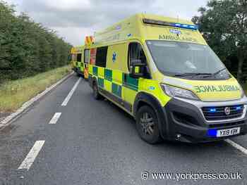 Casualties taken to hospital after four-vehicle crash on York outer ring road