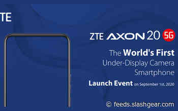 ZTE Axon 20 5G with under-display camera is coming next month