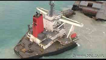 Mauritius oil spill: Wrecked MV Wakashio breaks up