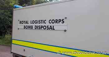 Bomb squad called after First World War shells found in Northumberland village