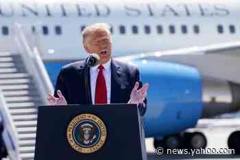 Trump tries to steal political spotlight from Biden as Democrats open convention