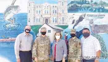 Visita coronel de Base Aérea Laughlin a autoridades locales - Periódico Zócalo