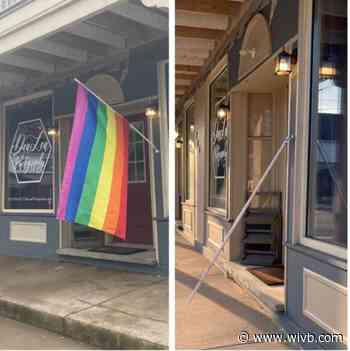 Pride flag stolen from Hamburg photography studio, found burned in park