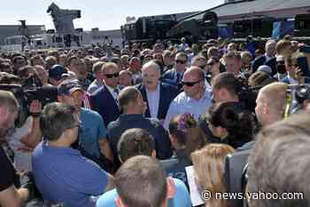 'Go away!' Workers heckle Belarus leader as support collapses around him
