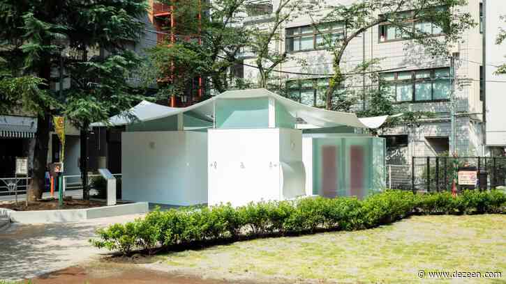 Fumihiko Maki tops Tokyo toilet with "cheerful roof"