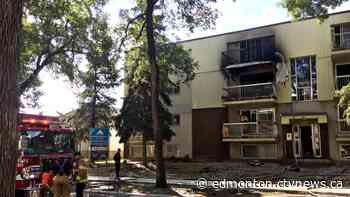 Bucket truck helps rescue residents from Edmonton apartment fire - CTV News Edmonton