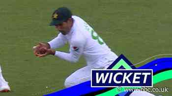 England v Pakistan: Opener Rory Burns out for a duck in first over of hosts' reply