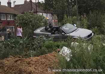 Police search for driver following Eastfields crash