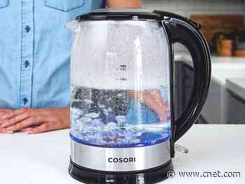 Get this sleek glass electric tea kettle for just $25     - CNET