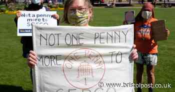 Protesters demand Serco be dropped from track-and-trace system