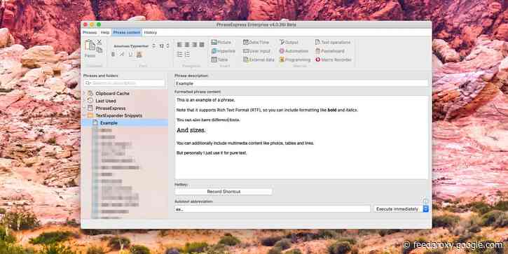 Review: PhraseExpress is TextExpander without the subscription