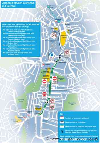 Work to start on cycleway from Lewisham to Catford